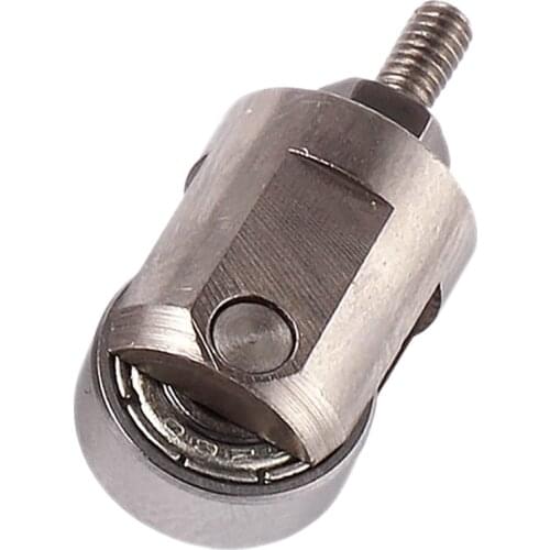 Bike Rim Tester Roller Contact Point for Dial Indicator Roller Depth Gauge Tool 10mm Diameter M2.5 Thread Wheel