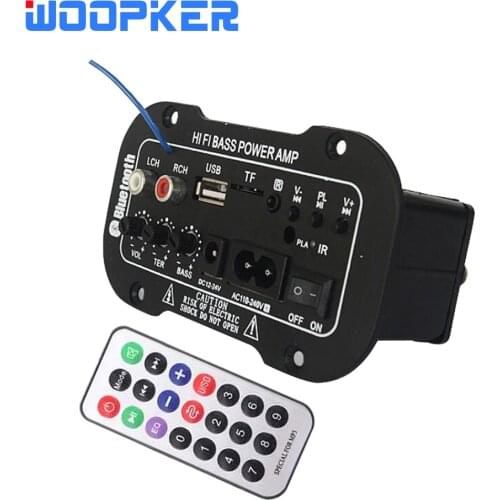 Woopker Speaker Amplifier Board DIY Digital Bluetooth Amplifiers Module AUX TF Card USB 25-30W Speaker 110V 220V 12V 24V