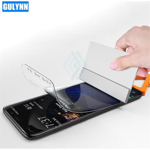 GULYNN 3D Protection Film For Samsung Galaxy S8 S9 Plus S6 S7 Edge Soft Full Curved Screen Protector Film For Samsung Note 8