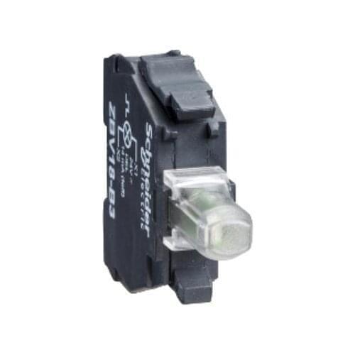 ZBVG6 Light block for head Ø22, blue, integral LED, 110...120 V AC