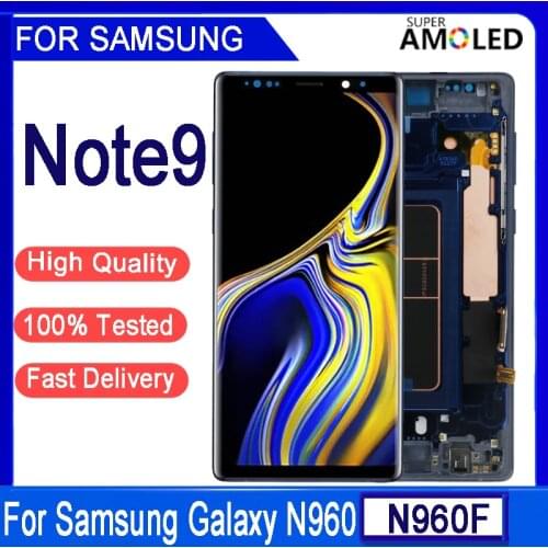 Original 6.4'' For Samsung Galaxy Note 9 N960 N960F N960D LCD Display Touch Screen Digitizer Assembly For Samsung Galaxy Note9
