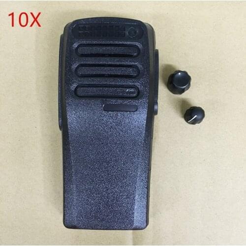 10pcs/lot balck housing front case shell for Motorola DEP450 DP1400 XIR P3688 walkie talkie replacemen