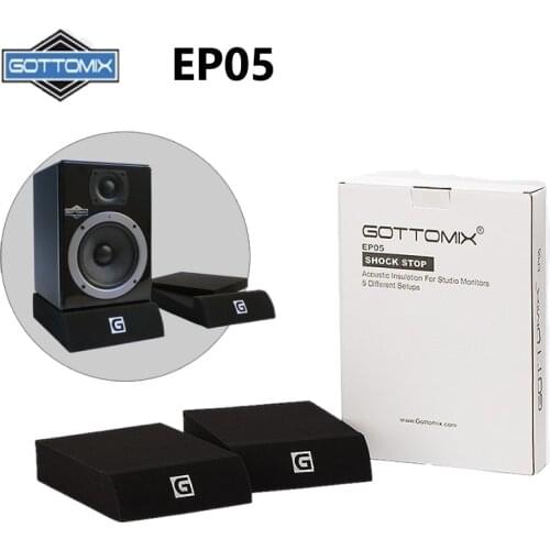 Original Pair Gottomix EP05 Absorber Panel For 5 Inch Speakers, Speaker Pad/ Sponge Acoustic Insulation Pad, For Studio Monitors
