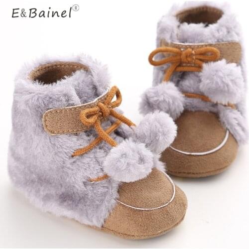 New Super Warm Soft Bottom Baby Winter Shoes Newborn Kids Girl Boys Anti-slip Snow Boot Infant Christmas Gift Baby Boots