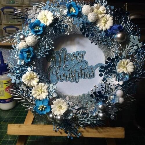 Good Word "Merry Christmas" Metal Cutting Dies Stencils Photo DIY Scrapbooking Album Paper Cards Craft Decor Embossing 2018