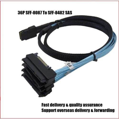Mini SAS /SATA Adapter Cable 36P SFF-8087 To SFF-8482 SAS 29+15P Sata Transmission Cable Computer Cable