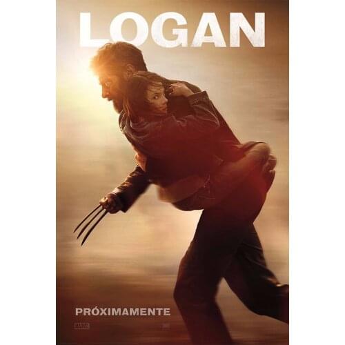 Logan Hugh Jackman Movie 2017 2 Silk Cloth Poster Art Bedroom Decoration