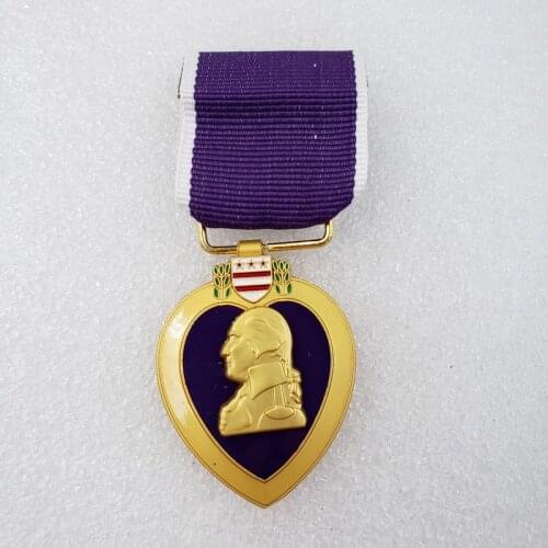 U.S. Army Medal of Honor War Wound Purple Purple Heart Medal Badge Copy Medal