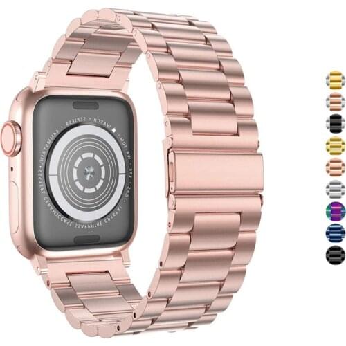 Watch accessories strap for apple watch band 42mm 38mm apple watch 4 5 band 44mm 40mm iwatch 5/4/3/2/1 stainless steel bracelet