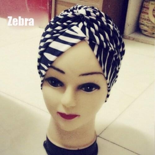 Fashion Leopard Gold Turban Chemo Hair Head Wrap Yoga Cap Bath Cap New C66