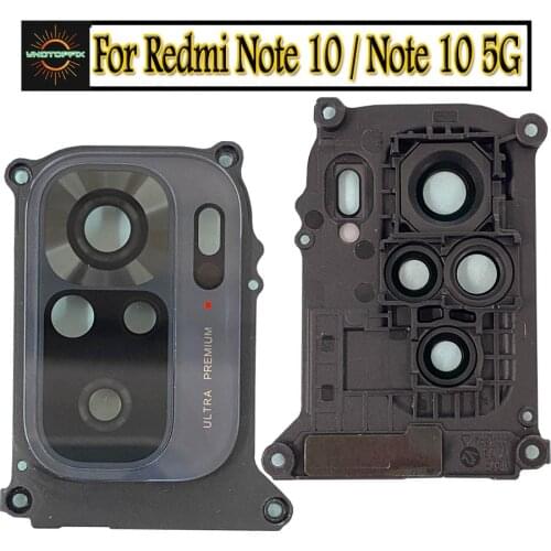 Original For Xiaomi Redmi Note 10 5G Camera Frame lens Back Main Camera Glass Cover For Xiaomi Redmi Note 10 Camera lens frame