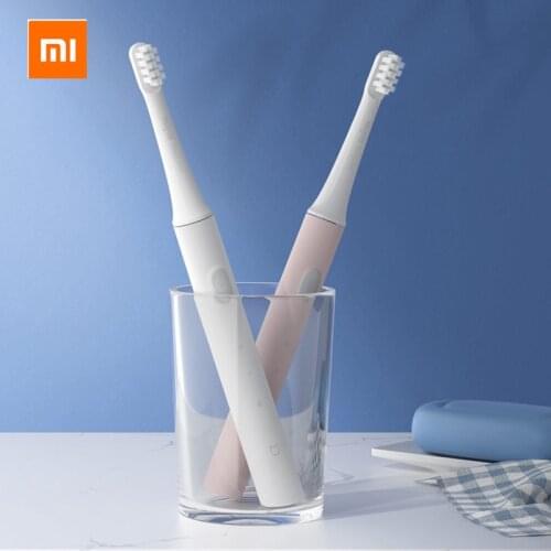 Original Xiaomi Mijia T100 Mi Smart Electric Toothbrush 46g 2 Speed Xiaomi Sonic Toothbrush Whitening Oral Care Zone Reminder