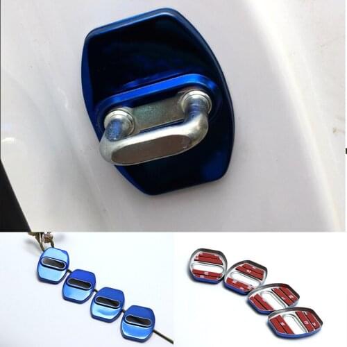 Excellent Stainless Steel Door Lock Buckle Protective Cover Auto Case For Chevrolet Silverado 3 generation 2014-2019 Car Styling