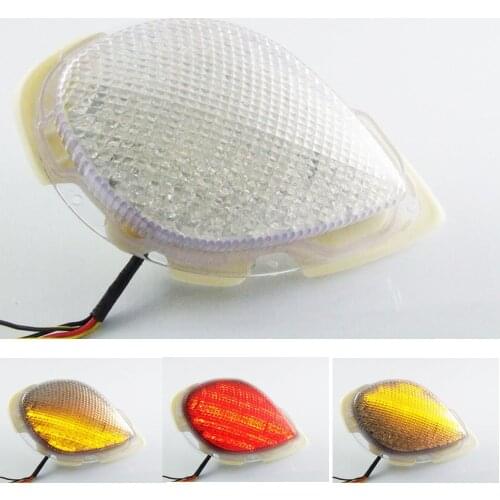 Led Motorcycle Rear Tail Light Brake Turn Signal Integrated For YAMAHA Roadstar 2004-2005-2006-2007-2008