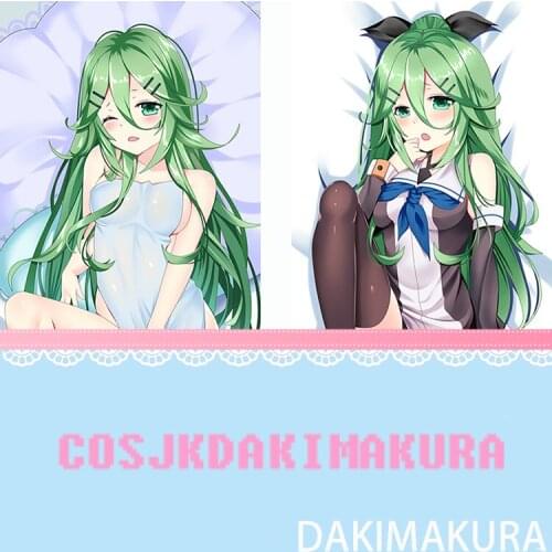 Japan Anime Dakimakura Female Kantai Collection Yamakaze HD Print Pillowcase Body Hugging Pillow Cover Case Room Decor Xmas Gift