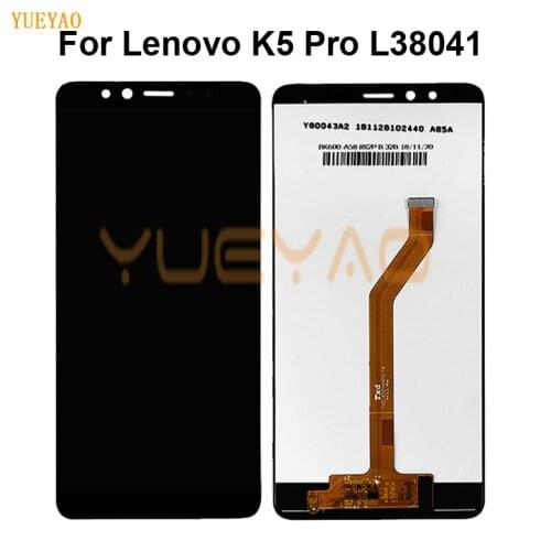 5.99 inch LCD Display For Lenovo K5 Pro L38041 LCD Display and Touch Screen Screen Digitizer Assembly Replacement Tested