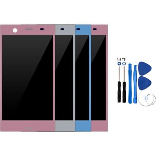100% original lcd For Sony Xperia XZ1 XZ 1 G8341 G8342 LCD Display Plane With Touch Glass Digitizer Assembly add Free tools