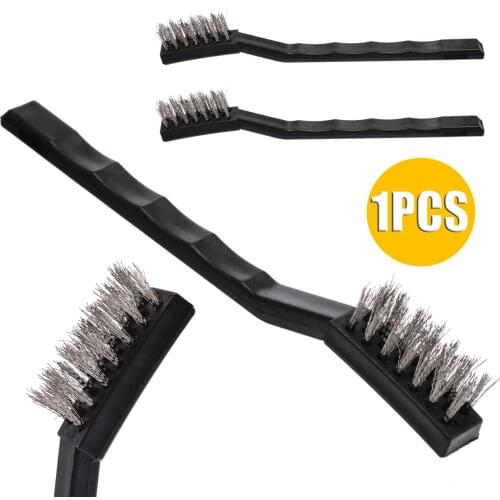18cm Mayitr Household Stainless Steel Wire Brush Tooth Brushes Rust Scrub Remove Cleaning Tools Brushes