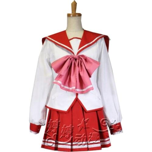 2021 Anime Lucky Star Konata Izumi Hiiragi Kagami Hiiragi Tsukasa Cosplay Costume School Uniform Clothes Women Sailor Suit