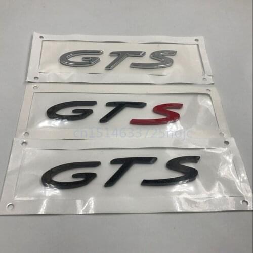 Car Accessories GTS Letters Refitting Emblem Rear Trunk Logo Badge Auto Stickers and Decals