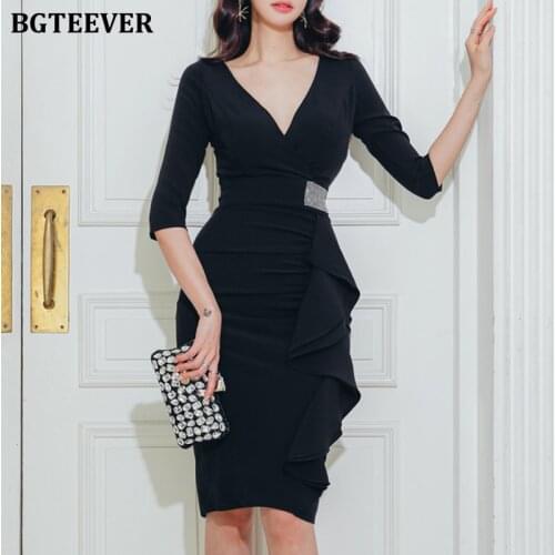 BGTEEVER Fashionable Sheath Dresses