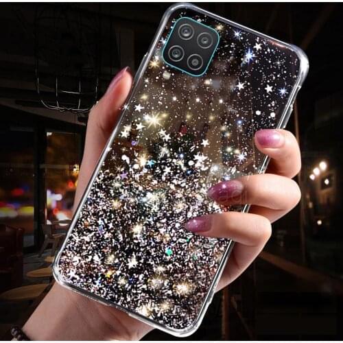 Bling Diamond Star Glitter Case for Samsung Galaxy A12 M12 M32