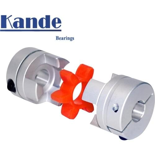 CF-03/BW series1PCS Flexible plum clamp coupler D45L66 shaft size CNC Jaw shaft coupling 10/12/14/16/18/20/22/24/25mm D45 L66