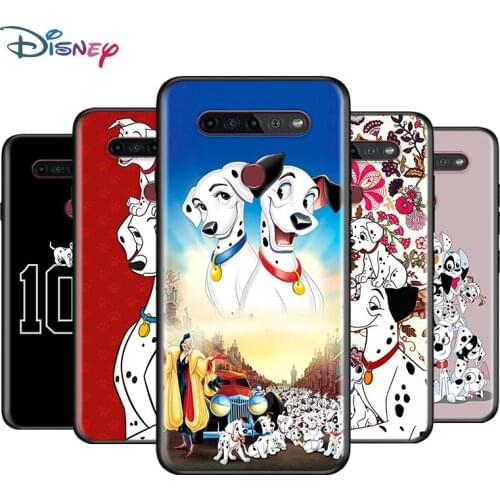 Black Soft 101 Dalmatians Dog For LG K92 K62 K52 K42 K31 K22 K71 K61 K51S K41S K30 K20 G8 G8S G8X ThinQ Phone Case