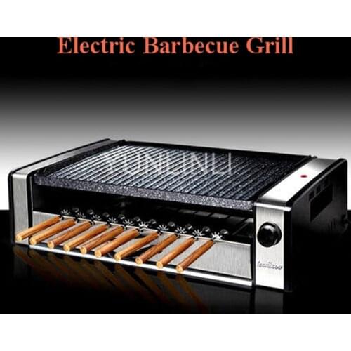 Electric Barbecue Grill Household Electric Grill Non-Stick Pan & Smoke-Free Double Baking BBQ Grill K1-01