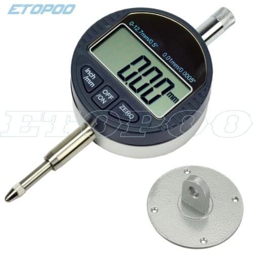 Electronic Dial Indicator 0-10mm/0.01mm Resolution digital Indicator Dial Test With Lug Mechanical Dial Gauge 0-10mm Micrometer