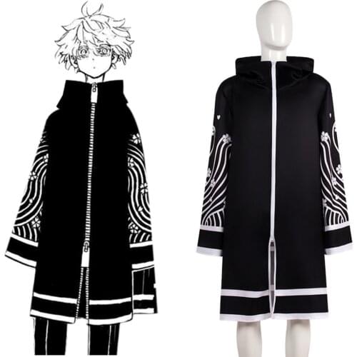 Tokyo Revengers Kawaragi Senju Cosplay Costume Outfits Cloak Halloween Carnival Suit