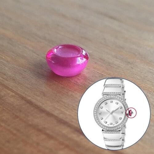 Watch crown ruby crystal for BVG BVLGARI LVCEA lady 33mm automatic watch replacement parts tools