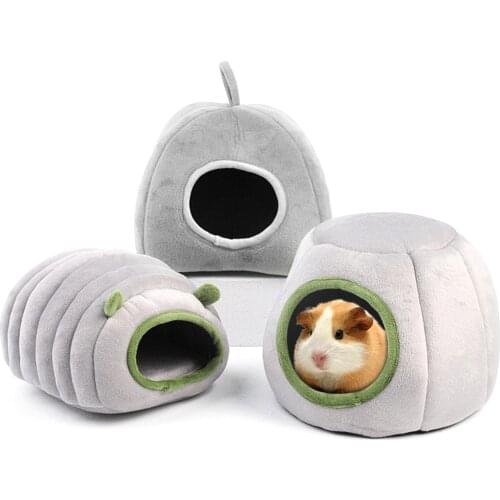 Soft Guinea Pig House Bed Cage for Hamster Mini Animal Mice Rat Hedgehog Winter Nest Bed Hamster House Small Pets Product