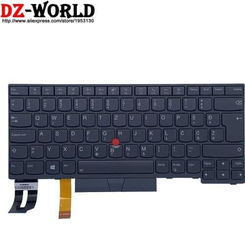 New Original Gray SI Slovenian Backlit Keyboard for Lenovo Thinkpad T14 P14S Gen1 Gen2 Laptop 5N21B08397 5N21B08360