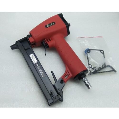 New Pneumatic 425K Nailing Gun Woodworking Iron Woven Rattan Furniture Aluminum Tube U-shaped Narrow Crown Stapler