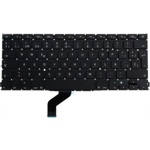 New SP Keyboard For Macbook Retina 13-inch A1425 Spanish Layout Keyboard Year 2012/Early 2013 MD212 MD213 ME662