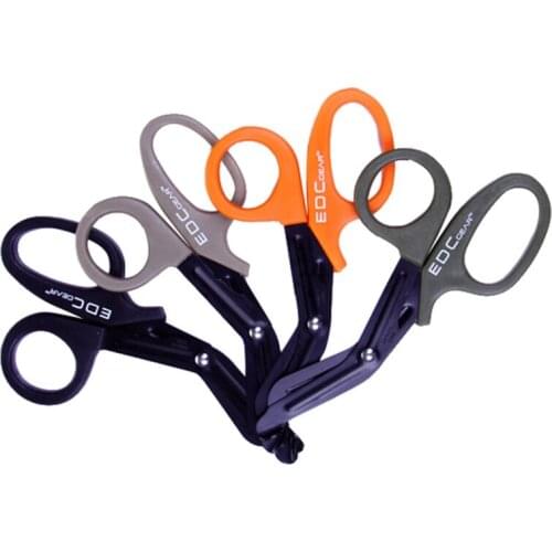 Outdoor Survive Paramedic Rescue Utility Shear Emergency Gauze Scissor First Outdoor Camp Medical Nurse Hike Trauma Aid 2021
