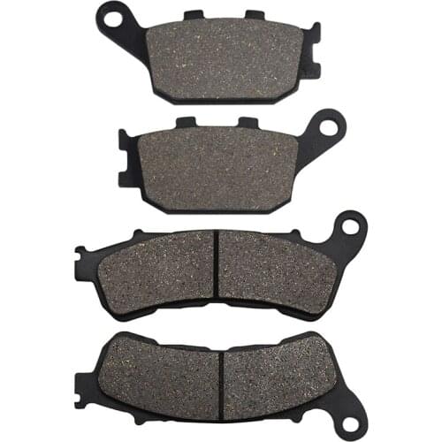 Motorcycle Front and Rear Brake Pads For Honda CBF500 ABS Models 2004-2007 NC700 XD DC SA XA XD 2012-2014 VT 1300 2010-2011