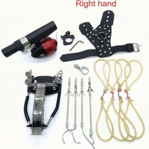 Precision Fishing Slingshot Set Powerful Fish Shooting Arrow Slingshot Outdoor Hunting Shooting Sling Catapult for Catch Fish
