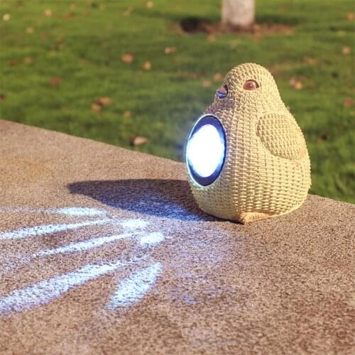Frog Snail Bird Animal Resin Outdoor Solar Lights Waterproof IP65 Creative Landscape Lighting Craft Yard Garden Decoration