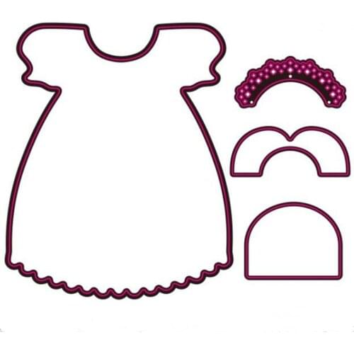 YLCD808 Cloth Metal Cutting Dies For Scrapbooking Stencils DIY Album Paper Cards Decoration Embossing Folder Die Cutter Tools