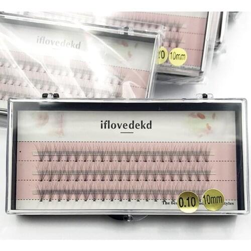 10PCS style individual fake mink eyelashes hand made planting eye makeup extension mix premium natural synthetic mink cilios