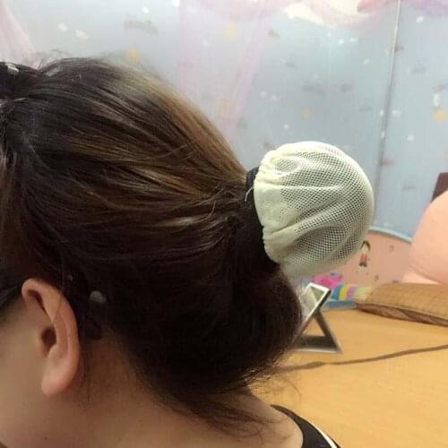 Ladies high elastic beidge color soft hair net holder Spring Autumn headwear ornament fashion accessory 6pcs lot