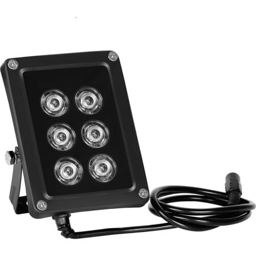CCTV 6pcs Array LEDS IR Illuminator Infrared Light Waterproof Night Vision CCTV Fill Light for Surveillance Camera