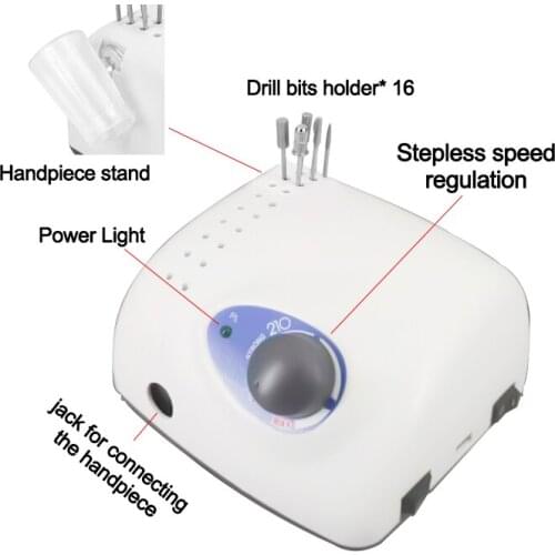 Electronic Universal Strong 210 105L Dental Lab Equipment Micro Motor Handpiece Dental Polisher For Nail Drill