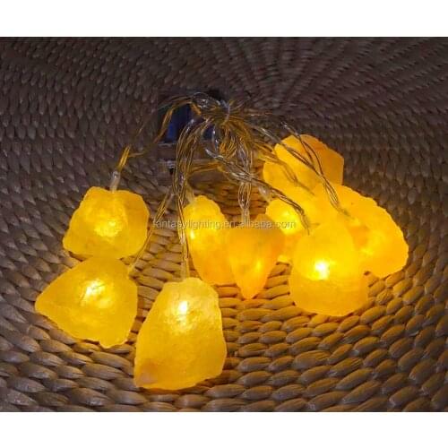 2021 Hot Sale Cheap LED Himalayan Salt Stone Light Natural Crystal Rock Battery Powered for Christmas Home Decoration