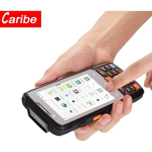 CARIBE Mobile PDA honeywell barcode scanner Industrial PDA with rfid reader android terminal