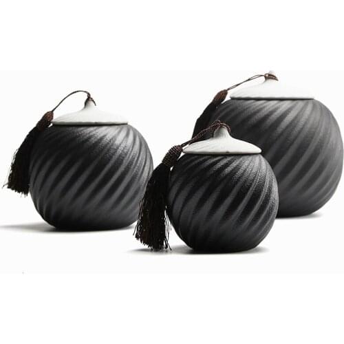 Ceramic teapot, with cover, seal, ceramic powder cans, teacaddy, tea jar, small porcelain jar, Storage tank, teaset, wholesale