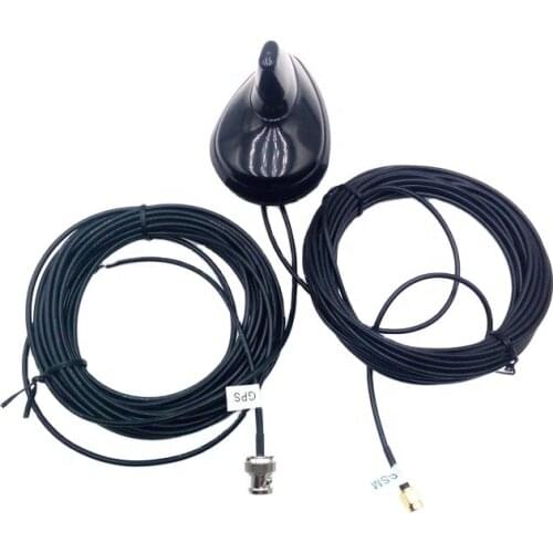 GPS/GSM shark fin Combined Combined screw antenna with SMA male to BNC male Connector