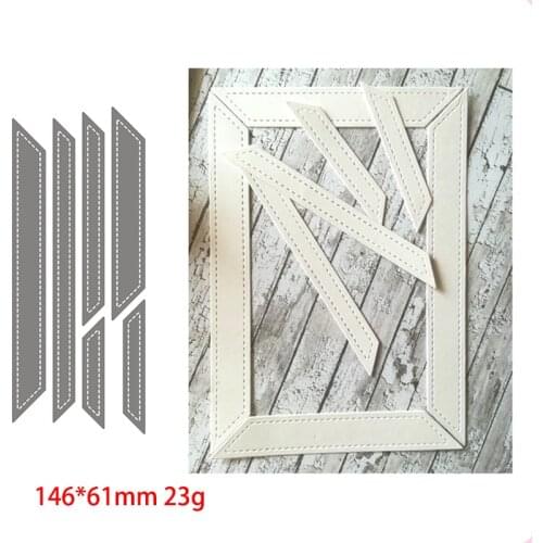 Embossed border Metal Cutting Dies Scrapbooking Craft Mold Cut Die Stencil Handmade Paper Card Make Template New Design